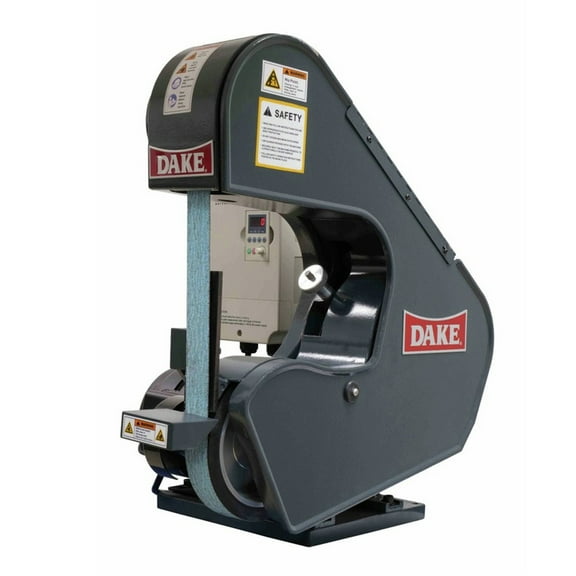 Dake D-961006 Model BG-60V 110V 1-Phase 1.5 in. x 60 in. Belt Benchtop Belt Grinder
