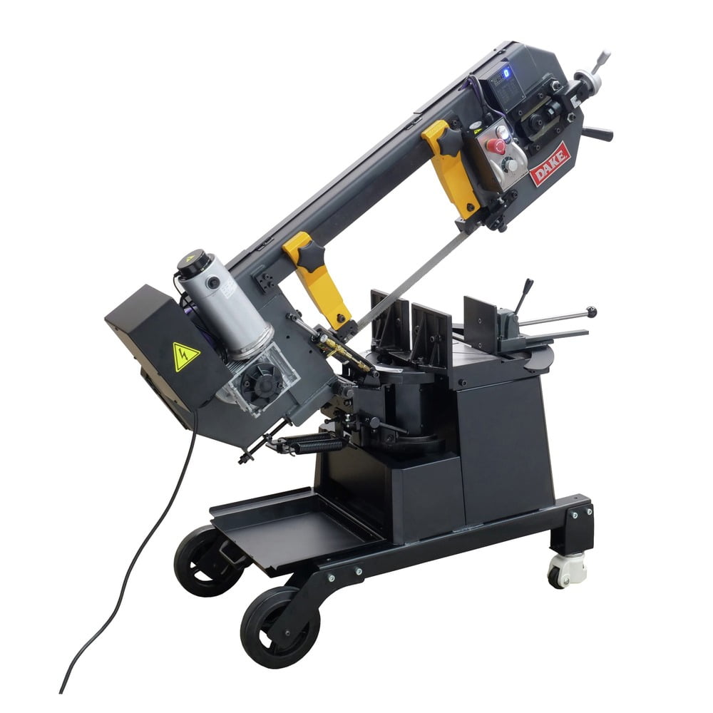 Model SE-810 110V 1-Phase 10 in. Rounds 8 in. x10 in. Flats Horizontal Dual Mitering Bandsaw