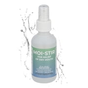 Dakins Moi-Stir Oral Moistener Spray for Dry Mouth Relief, Fast Acting and Alcohol Free, Replenish Saliva Enzymes, Light Mint Flavor, 4 oz Bottle