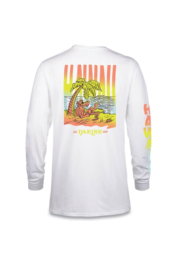 Men's Later Gator Long Sleeve T-Shirt (White, Small)