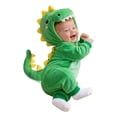 thumbnail image 1 of Dakiuu Baby Boys Girls Dinosaur Costume Hooded Romper With Tooth Hood And Tail, 1 of 9