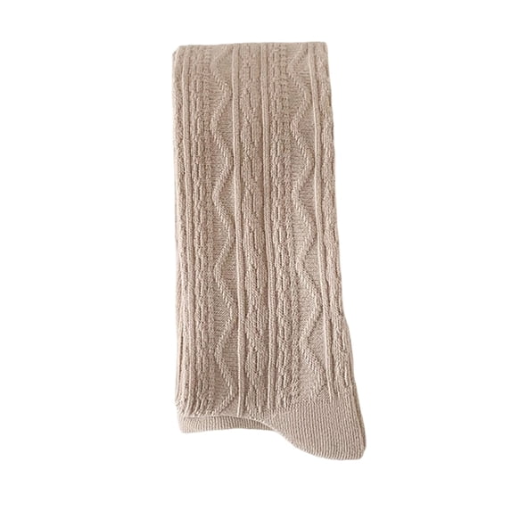 Dakiuu Toddler Girls Cable Knit Footed Tights Pull On Dress Leggings
