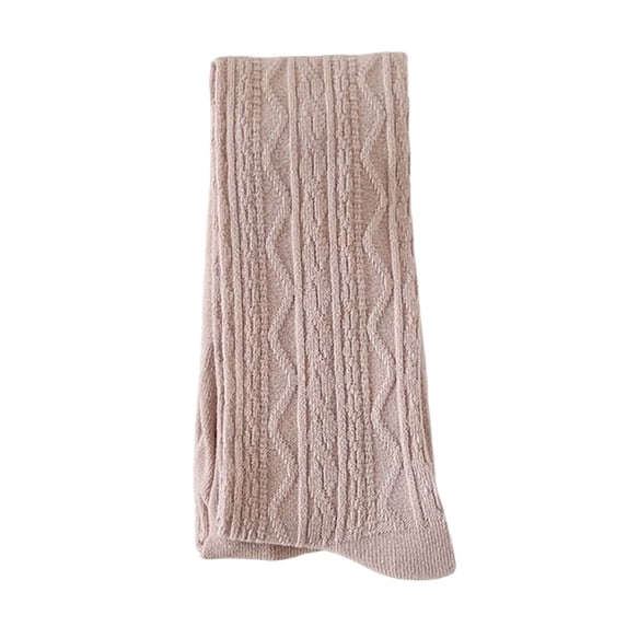 Dakiuu Toddler Girls Cable Knit Footed Tights Pull On Dress Leggings