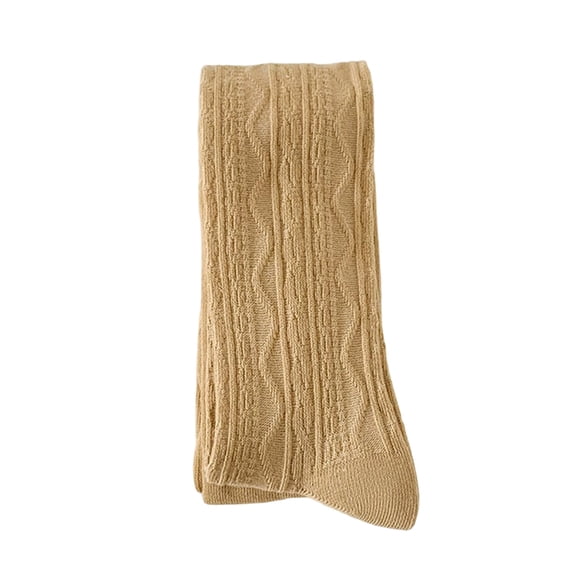 Dakiuu Toddler Girls Cable Knit Footed Tights Pull On Dress Leggings