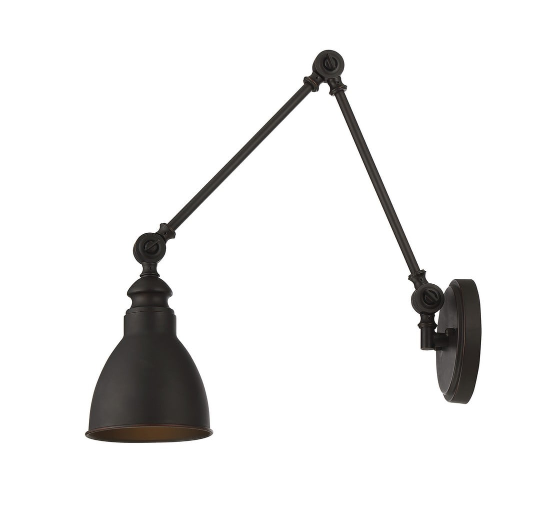 Dakota Adjustable English Bronze Wall Sconce