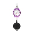 thumbnail image 1 of Dakota 27423 Unisex Clip on Water Resistant Retractable Badge Clip with Nurse Watch & ID Badge Holder, Purple, 1 of 4