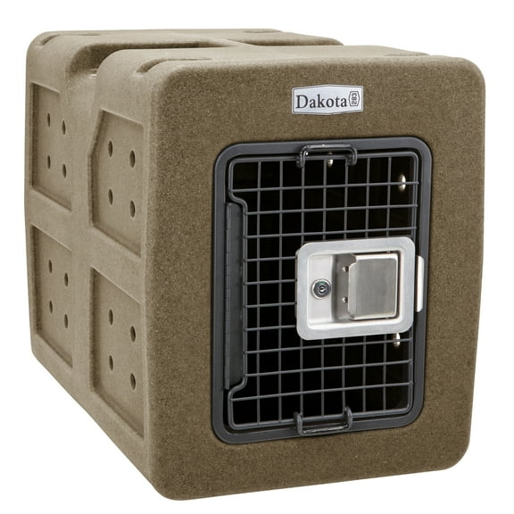 Dakota 283 G3 Framed Door Kennel With Dakota Guard Antimicrobial - Small - Coyote Granite