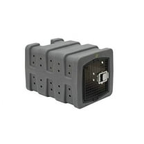Dakota 283 T1 Dog Kennel with Dakota Guard Antimicrobial - Dark Granite