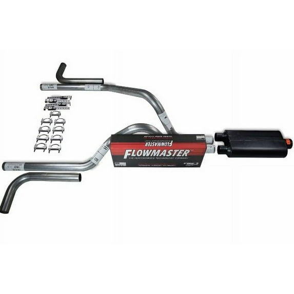 Dual exhaust 2.25 pipe Stainless muffler fits Dakota 87-276