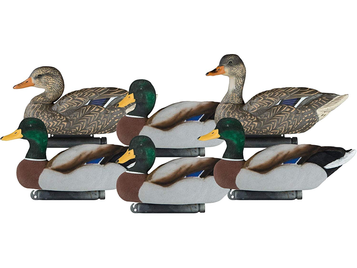 Dakota Decoy XTreme Fully Flocked Mallard Duck Decoys 6Pack