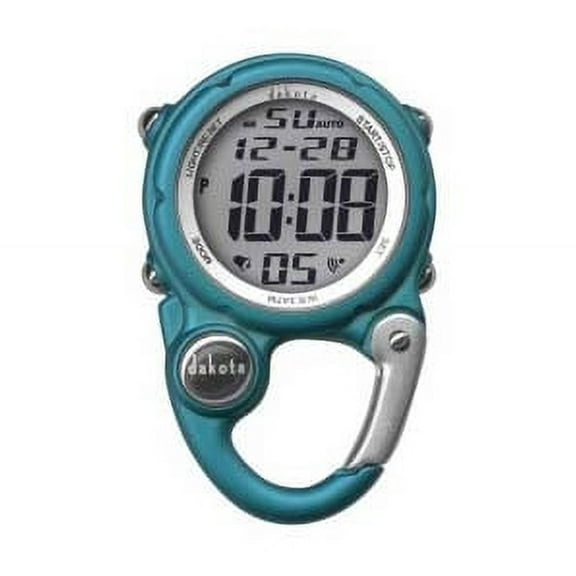 Aqua Digital Clip Watch with Alarm and Stopwatch by DAKOTA