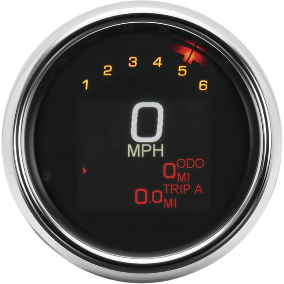 Dakota Digital MLX-3000 MLX Series Gauge Speedometer/Tachometer - 3-3/8in. - Chrome