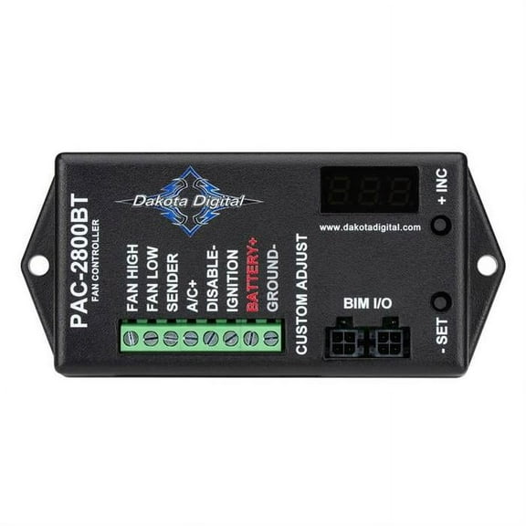 Dakota Digital PAC-2800BT Electronic Fan Controller, 70 Amp