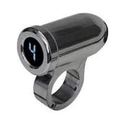 Dakota Digital PGR-1000 Series Programmable Gear Indicator, 1 Handlebar Mount, Blue Display, Chrome Housing, Street Motorcycle PGR-1100