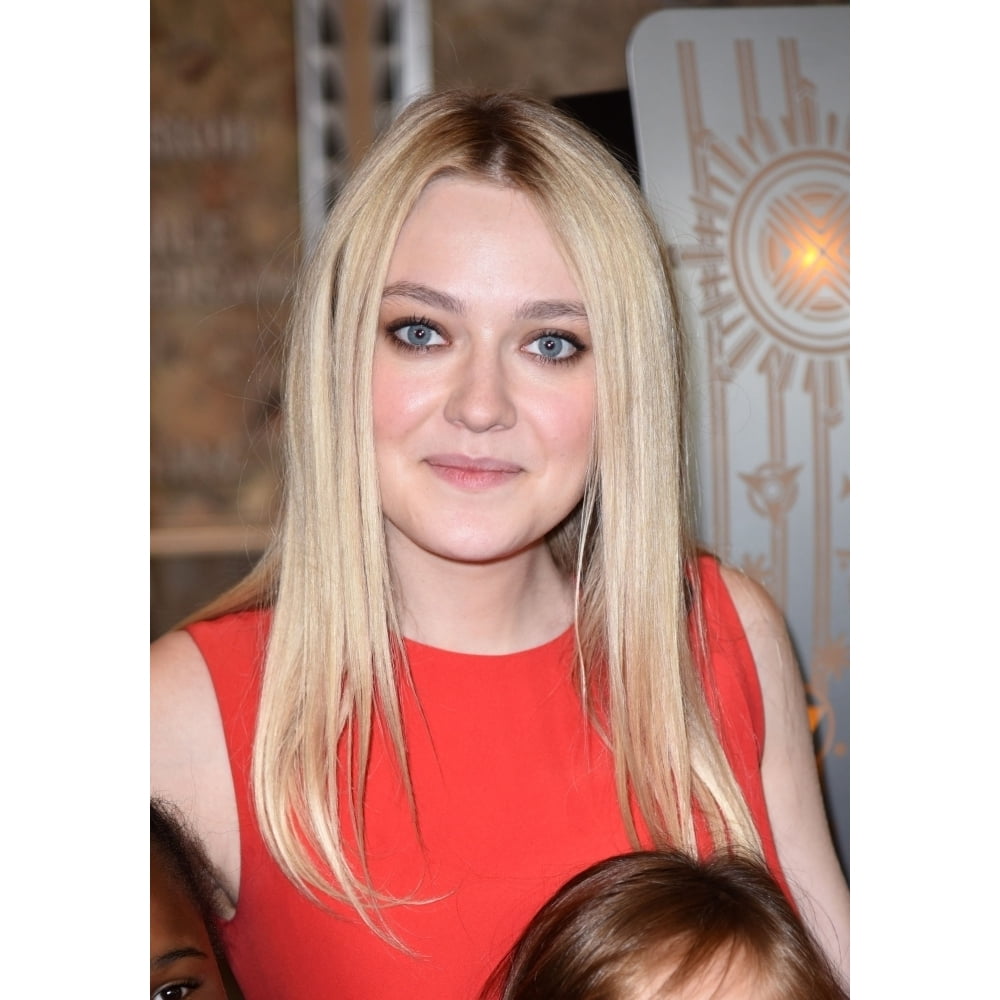 Dakota Fanning At A Public Appearance For Dakota Fanning Lights The Empire State Building In Red In Honor Of Save The Children & International Day Of The Girl Empire State Building New York Ny October