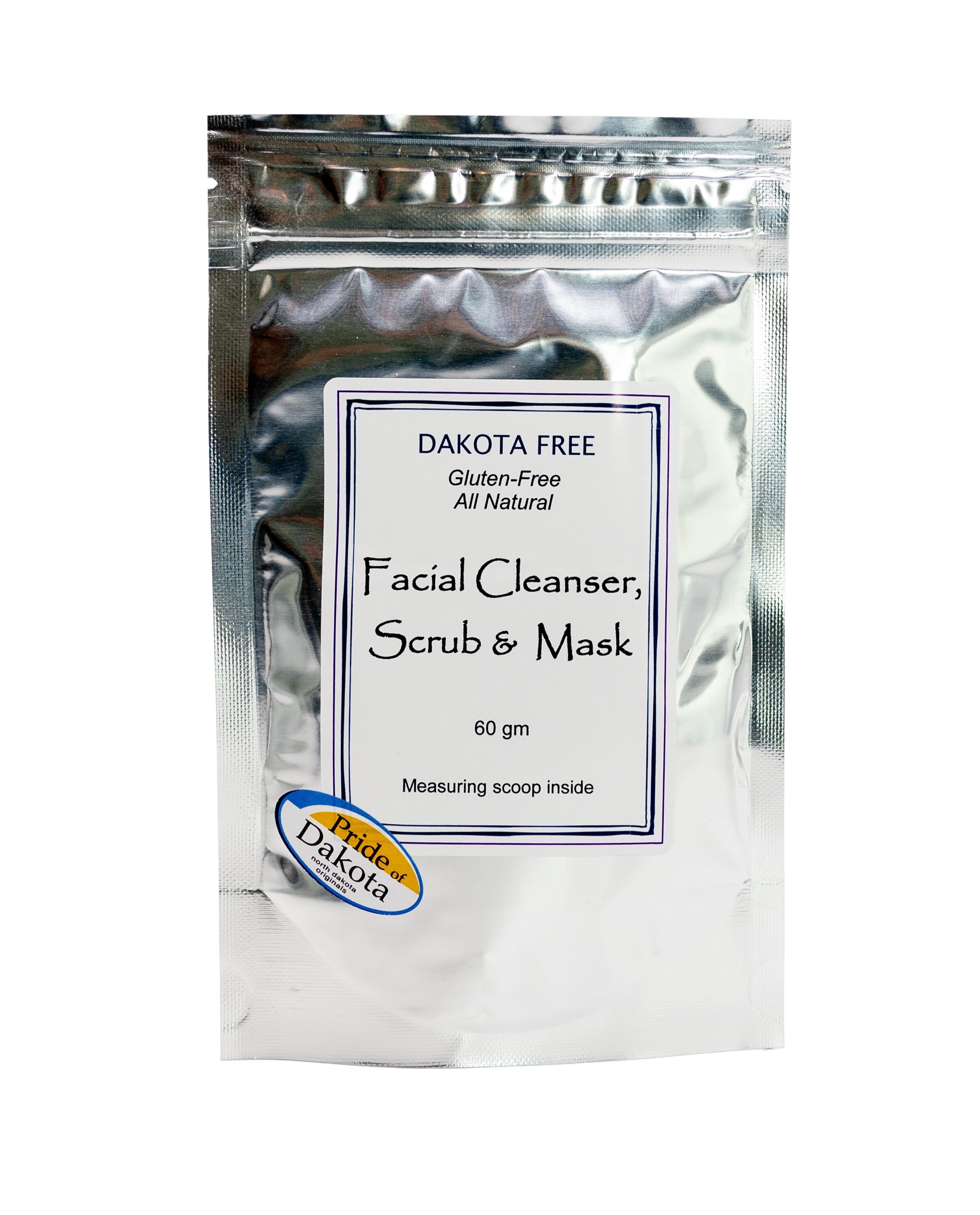 Dakota Free Facial Cleanser, Scrub and Mask - 60 gm Packet