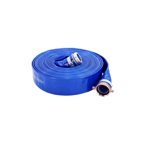 Dakota Hose 2 Inch X 50 Ft Length Pvc Discharge Hose With Pin Lugs
