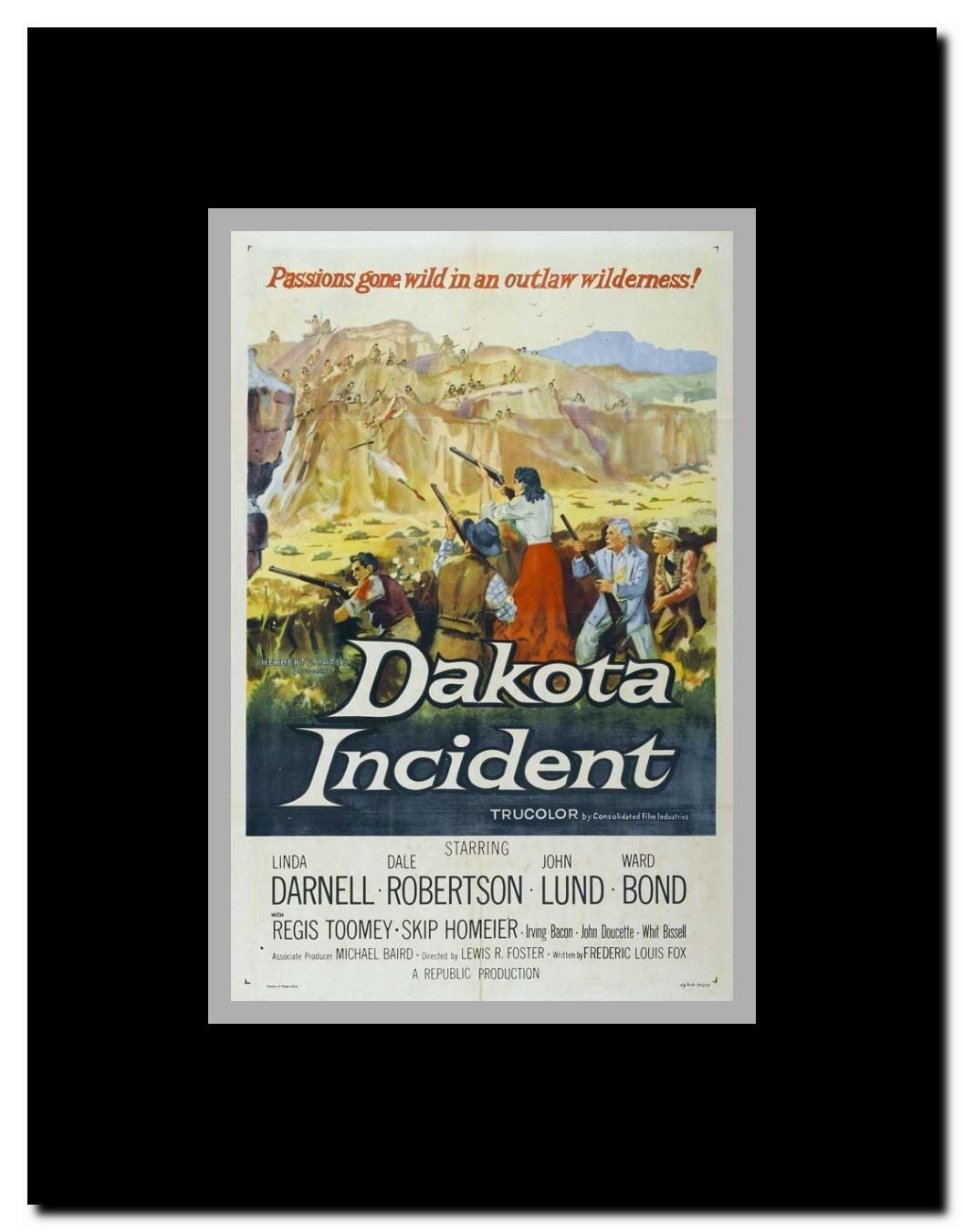 Dakota Incident Framed Movie Poster