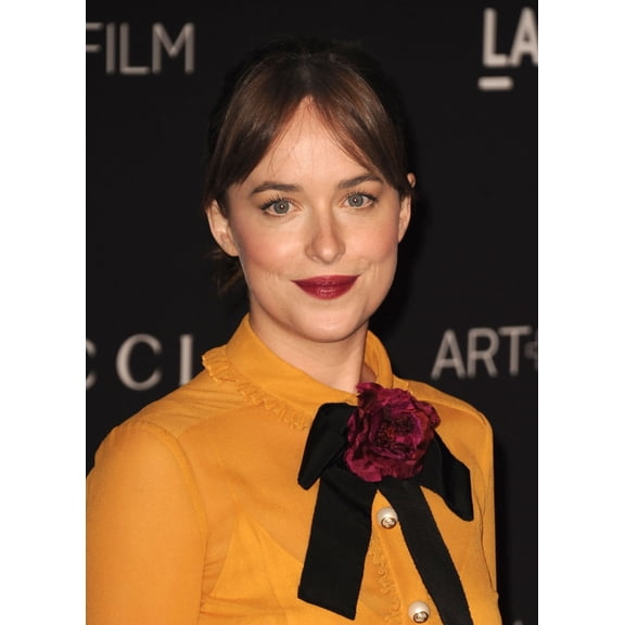 Dakota Johnson At Arrivals For 2015 Lacma ArtFilm Gala Canvas Art - (16 x 20)