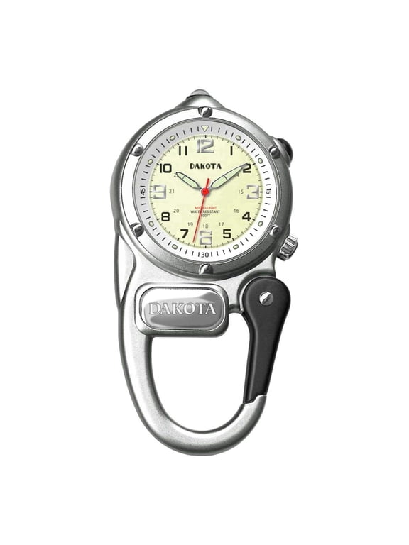Mini Clip Microlight, Tactical Clip-On Watch with LED Flashlight, Outdoor Gifts for Men and Women