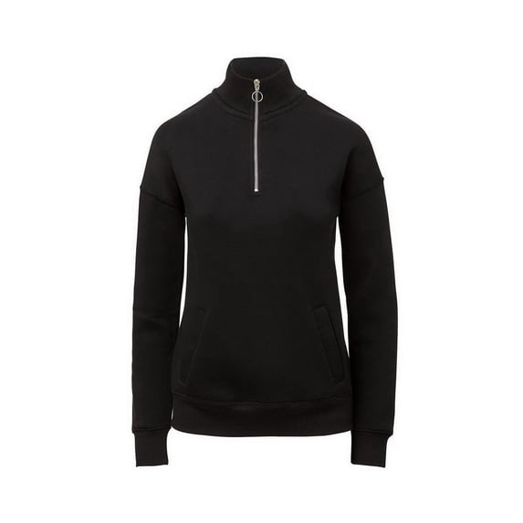 Dakota Quarter Zip Pullover-Black (006)-XL