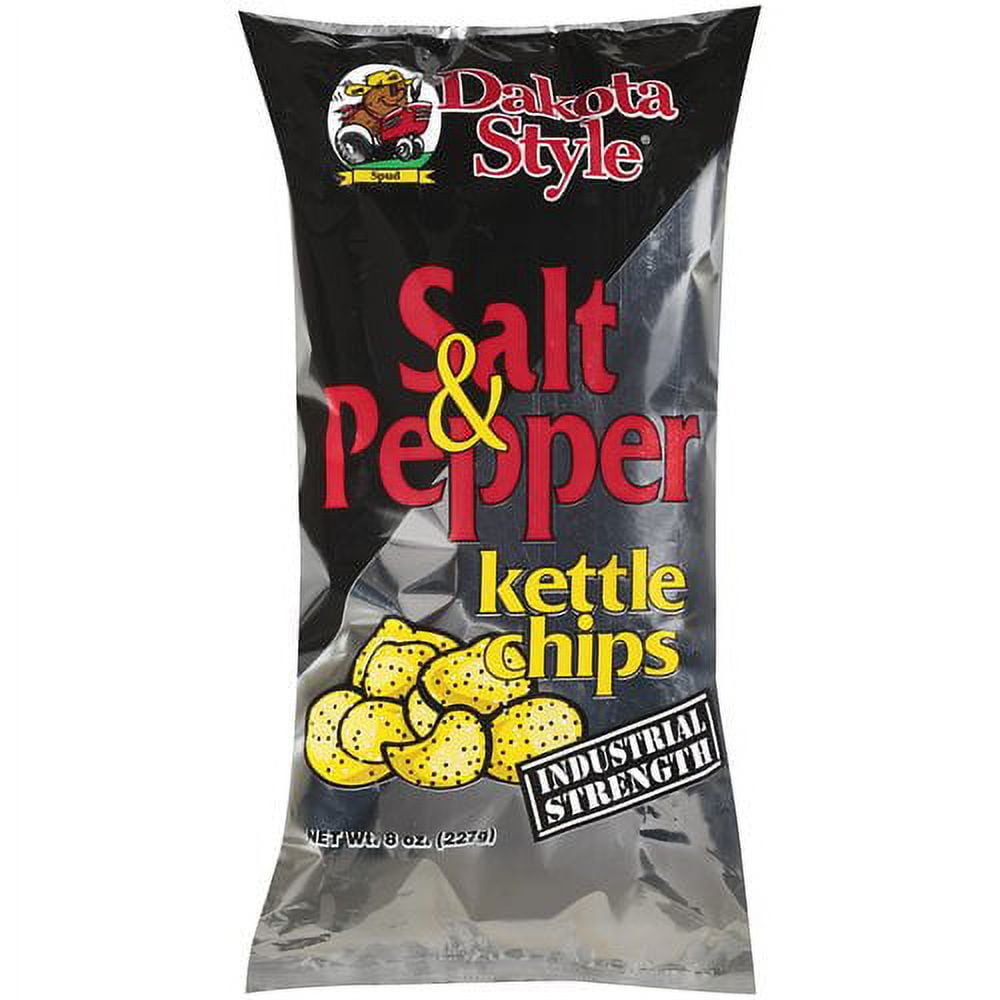 Dakota Style Salt & Pepper Kettle Chips, 8 Oz. - Walmart.com