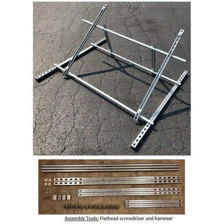 Dakota Systems- 2 Panel Super Strong Heavy Duty Ground Solar Panel Mounting Kit