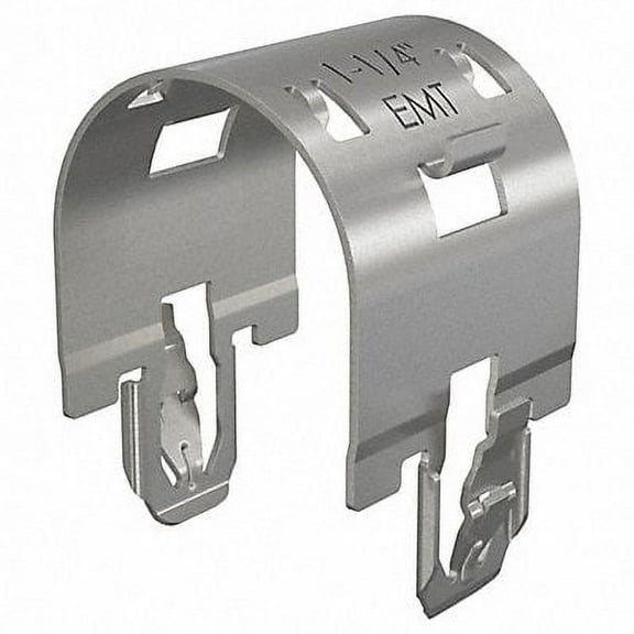 Dakota Systems Clamp, EMT; Strut Use, 1-1/4 in, Steel, SST DS-CC-114EMT-PT/50