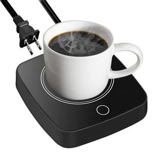  Mr. Coffee Mug Warmer for Coffee and Tea, Portable Cup Warmer  for Travel, Office Desks, and Home, Black