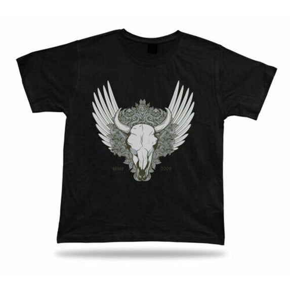 Maglietta teschio messicano t-shirt taglio aderente sugar skull morte uomo coton