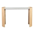 thumbnail image 1 of Dala Marble & Oak Console Table - Moe's Home Collection-Color:Natural,Material:Oak, 1 of 4