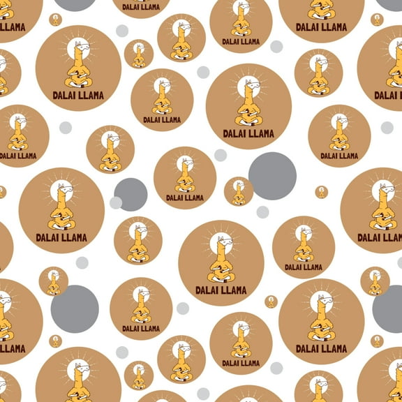 Dalai Llama Funny Humor Premium Gift Wrap Wrapping Paper Roll