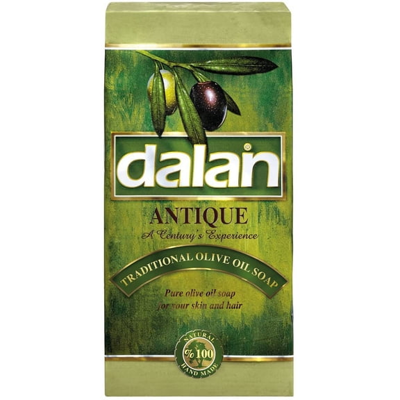 Dalan Antique 100% Olive Oil Soap 5X180gr Dry Skin, Anti  Dandruff, Hand Made Soap.