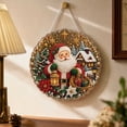 thumbnail image 1 of Dalang Christmas Hanging Home Accent, Acrylic Rhinestone Wreath Sign, Decorative Front Door Window Covered Porch Holiday Display, 7.9 in, 1 of 8