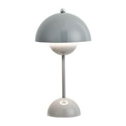 Dalang Flowerpot Lamp, Cordless Mushroom Table Lamp,3 Color Stepless Dimmable Touch Lamp, Rechargeable Battery Operated Portable LED Lamp, Small Lamp for Bedside, Night Light for Indoor Outdoor, 1pc