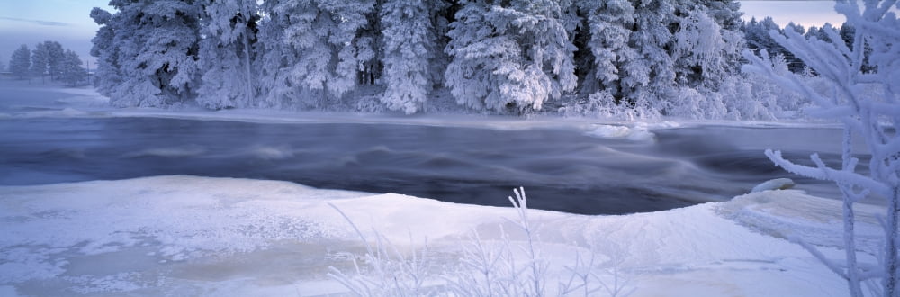 Dalarma River Swede Canvas Art - Panoramic Images (12 x 36)