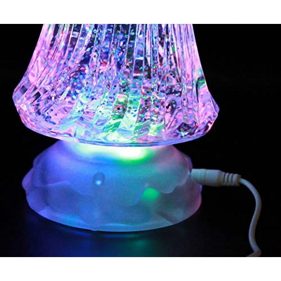 Dalax- Angel LED Lighted Sparkling Color Changing Snow Globe Water Lamp with 6 Hour Timer, 12'' Prayer Angel Swirling Glitter Golden Wings Statue Home Decor Figurine, Christmas Ornaments Decorations