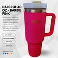 thumbnail image 1 of Dalcrue 40 oz Insulated Tumbler with Lid and Straw, Barbie Pink, 1 of 5