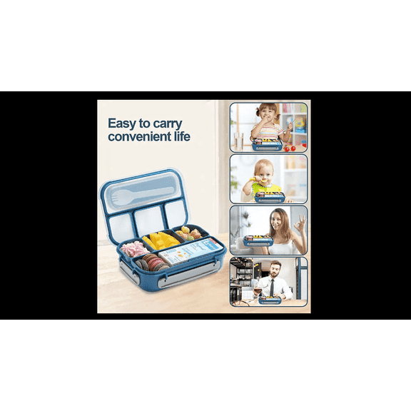 Dalcrue Supply Plastic Leakproof Bento Boxes 1 Count