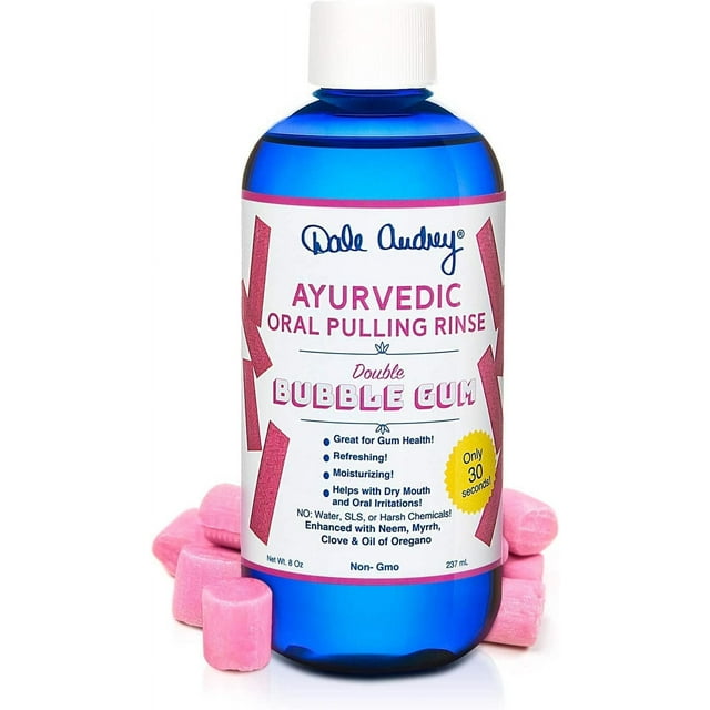 Dale Audrey Ayurvedic Mouth Wash for Adults, Oil Pulling for Teeth and