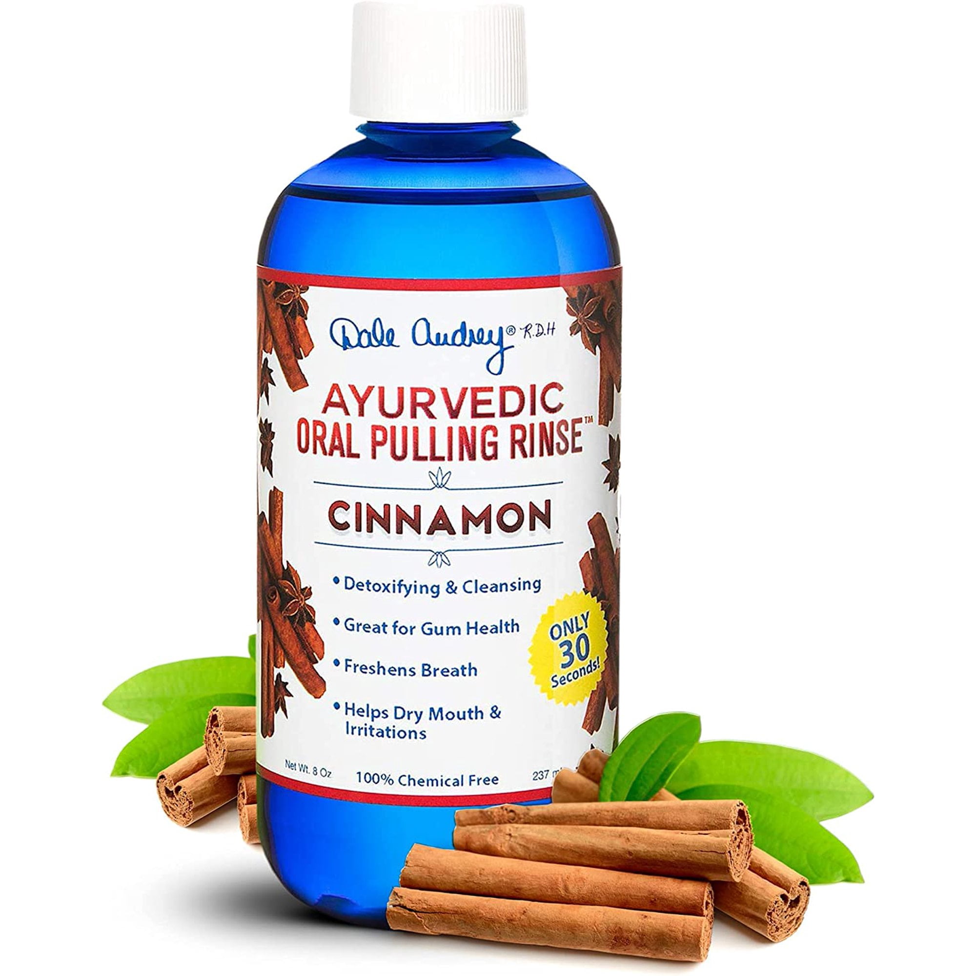 Dale Audrey Ayurvedic Oil Pulling for Teeth and Gum Mouth wash, Fresh Breath Mouth Rinse