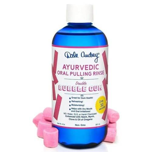 Dale Audrey Oil Pulling for Teeth and Gums Made in USA Bubble Gum