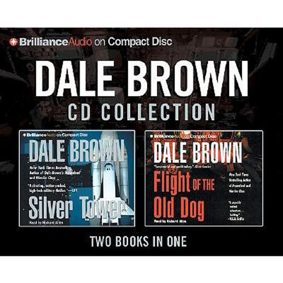 Pre-Owned Dale Brown CD Collection: Flight of the Old Dog, Silver Tower (Audiobook) by Dale Brown, Professor Richard Allen
