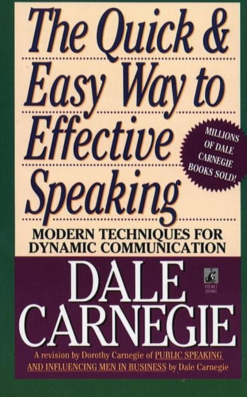 DOROTHY CARNEGIE; DALE CARNEGIE Dale Carnegie Books The Quick and Easy Way to Effective Speaking, (Paperback)