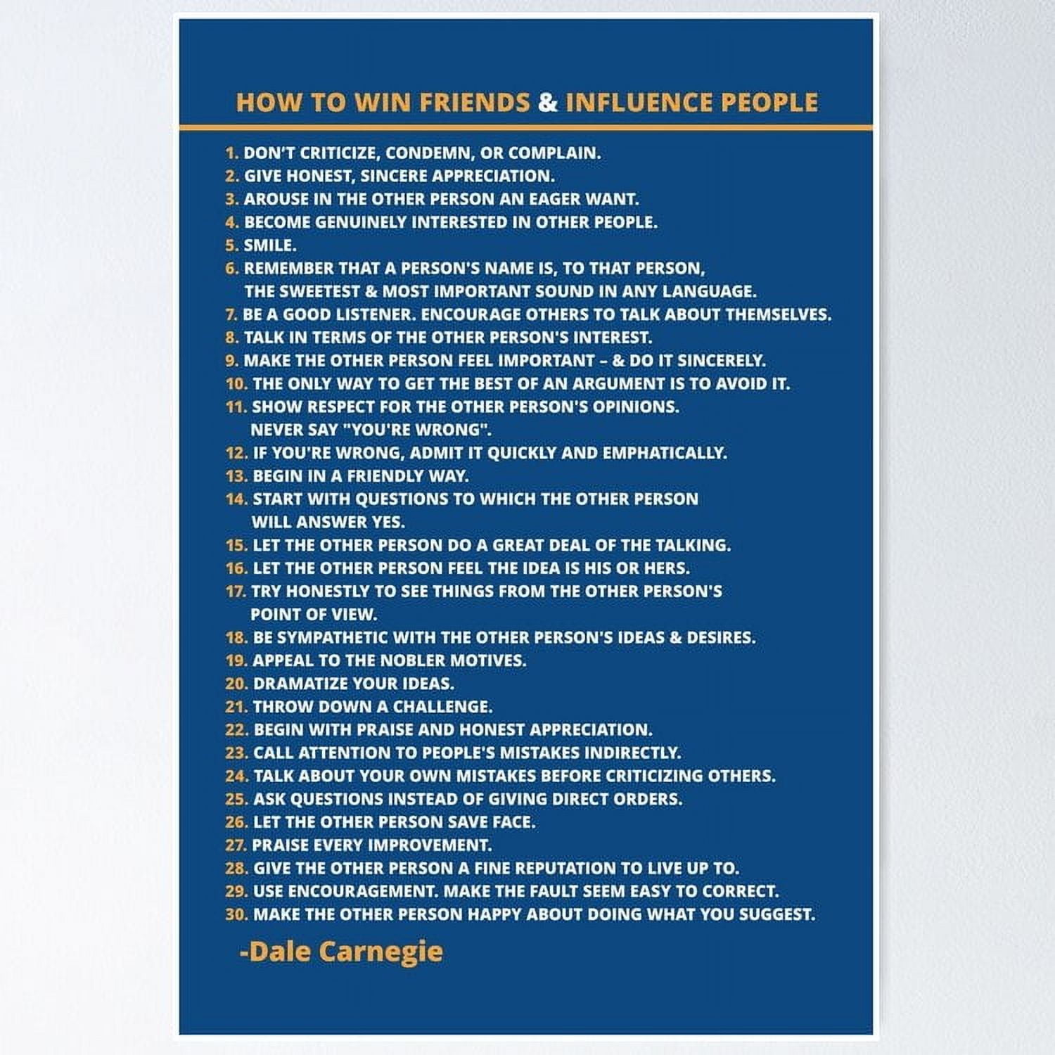 how to win friends and influence