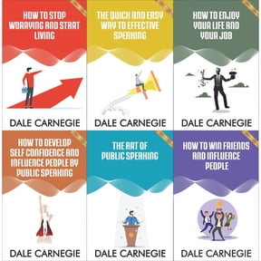 Dale Carnegie’s Best Collection 6-Box Set – How to Win Friends & Influence People, How to Stop Worrying and Start Living, The Quick and Easy Way to Effective Speaking, Public Speaking for Success, Li