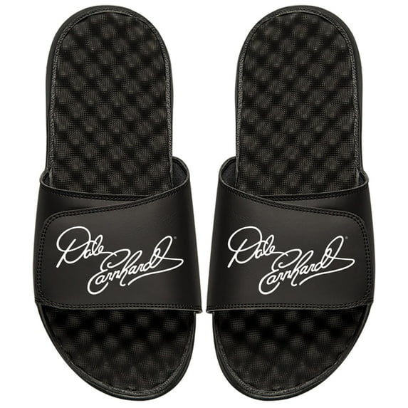 Dale Earnhardt ISlide Youth Signature Slide Sandals - Black