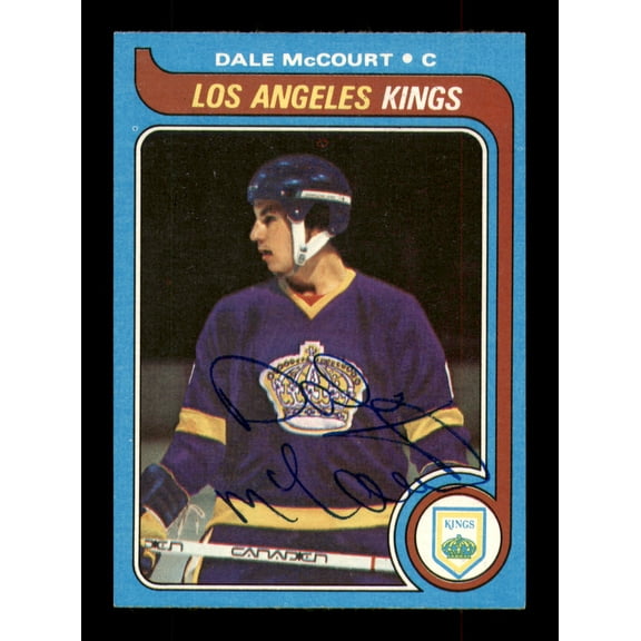 Dale McCourt Autographed 1979-80 Topps Card #63 Los Angeles Kings SKU #251280