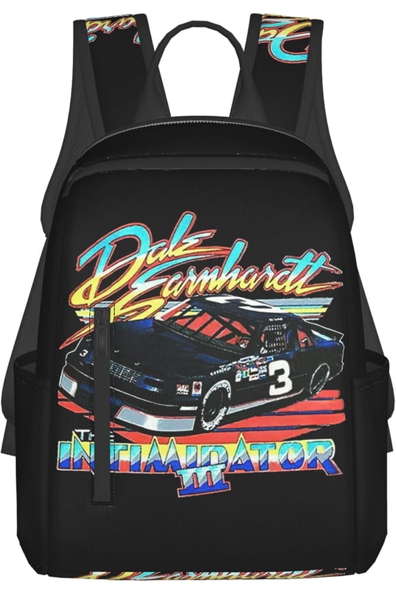 Dale Racer Earnhardt Lightweight Backpack Casual Backpack Travel Laptop Bag Classic Daypack for Men & Women