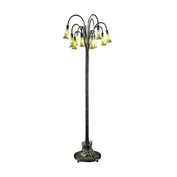 TF15129-Dale Tiffany Lighting-Twelve Light Floor Lamp